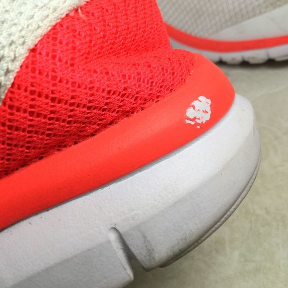 Champion Women Gusto Sneakers Activewear White/Orange Size 9 - Picture 14 of 15